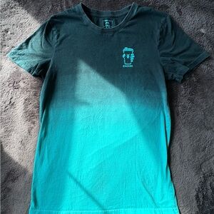Dutch Bros Gradient Teal Short Sleeve Tee